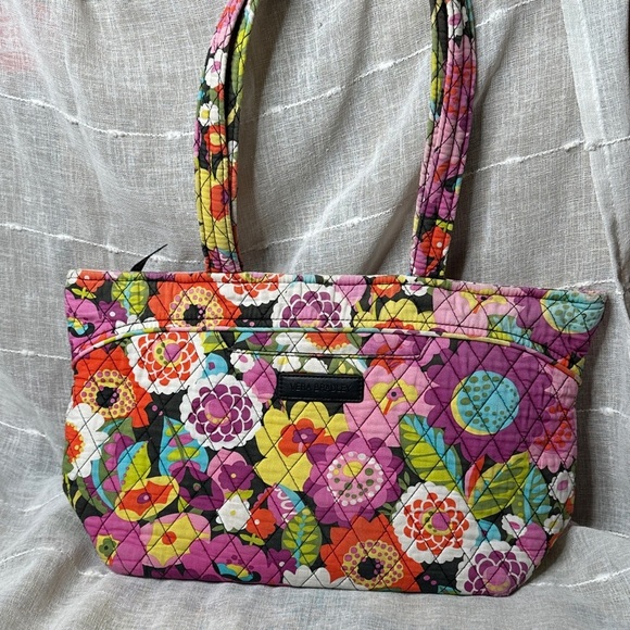 Vera Bradley Va Va Bloom Pattern Iconic Grand Tote Floral Designer Travel GUC - Picture 1 of 15